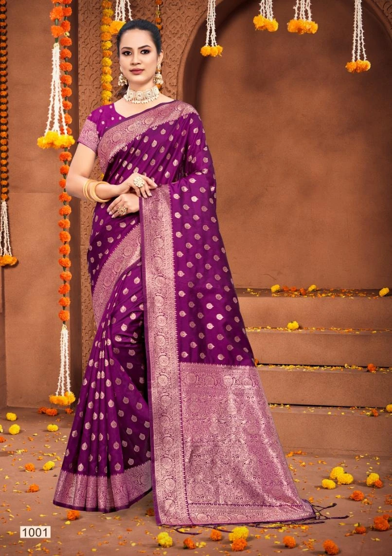 Bunawat Plazzo Silk Vol 2 Silk Wholesale Fancy Sarees Catalog — Wholesale Sarees, MPA wholesale from Surat — view 6